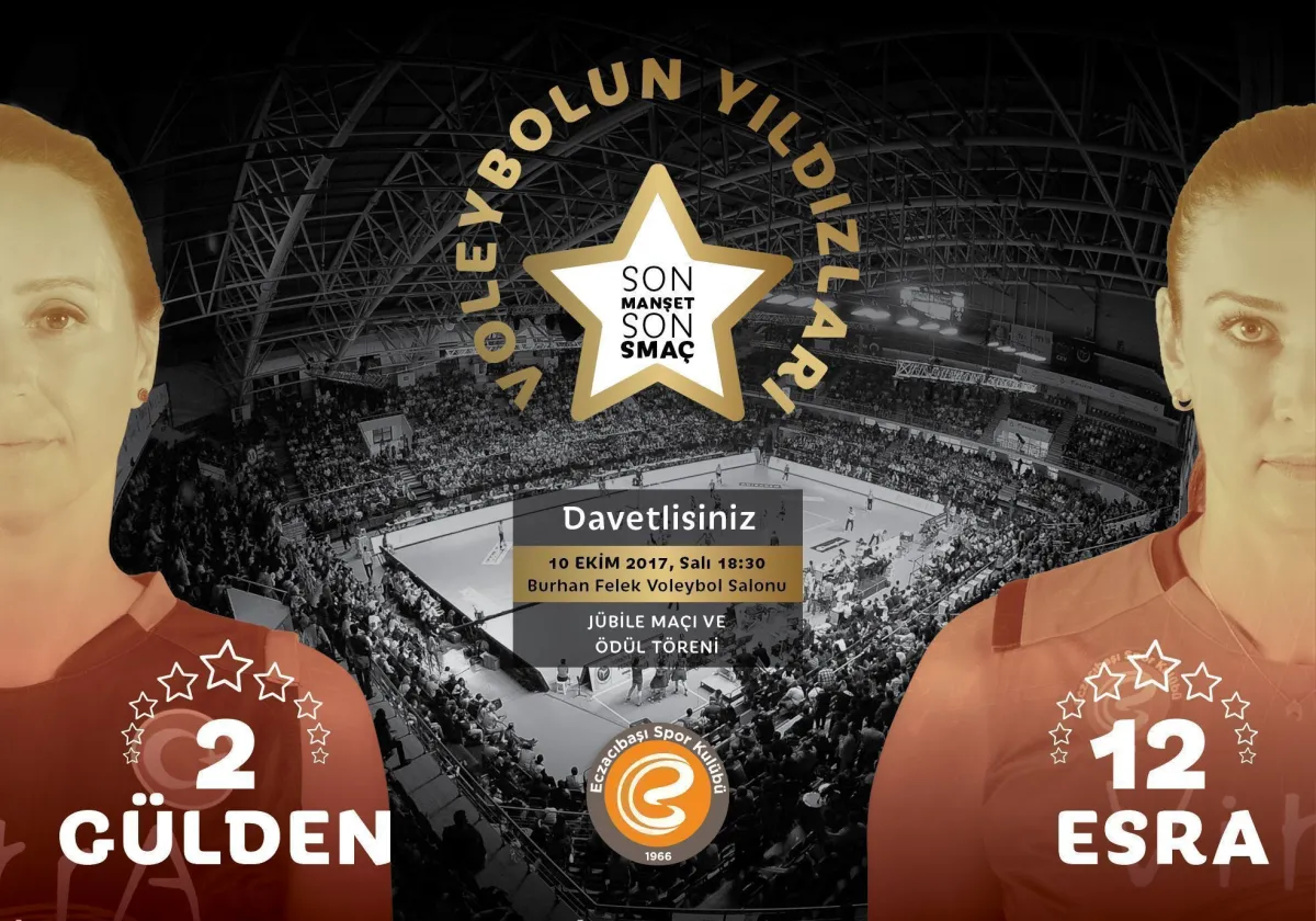 Esra-Gülden'den Veda maçı 10 Ekim'de Burhan Felek'te