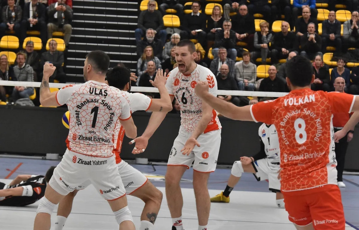 Ziraat Bankası, Belçikalı Rakibi Lindemansı Rövanşta da 3-1 Yenerek Yarı Finale Çıktı