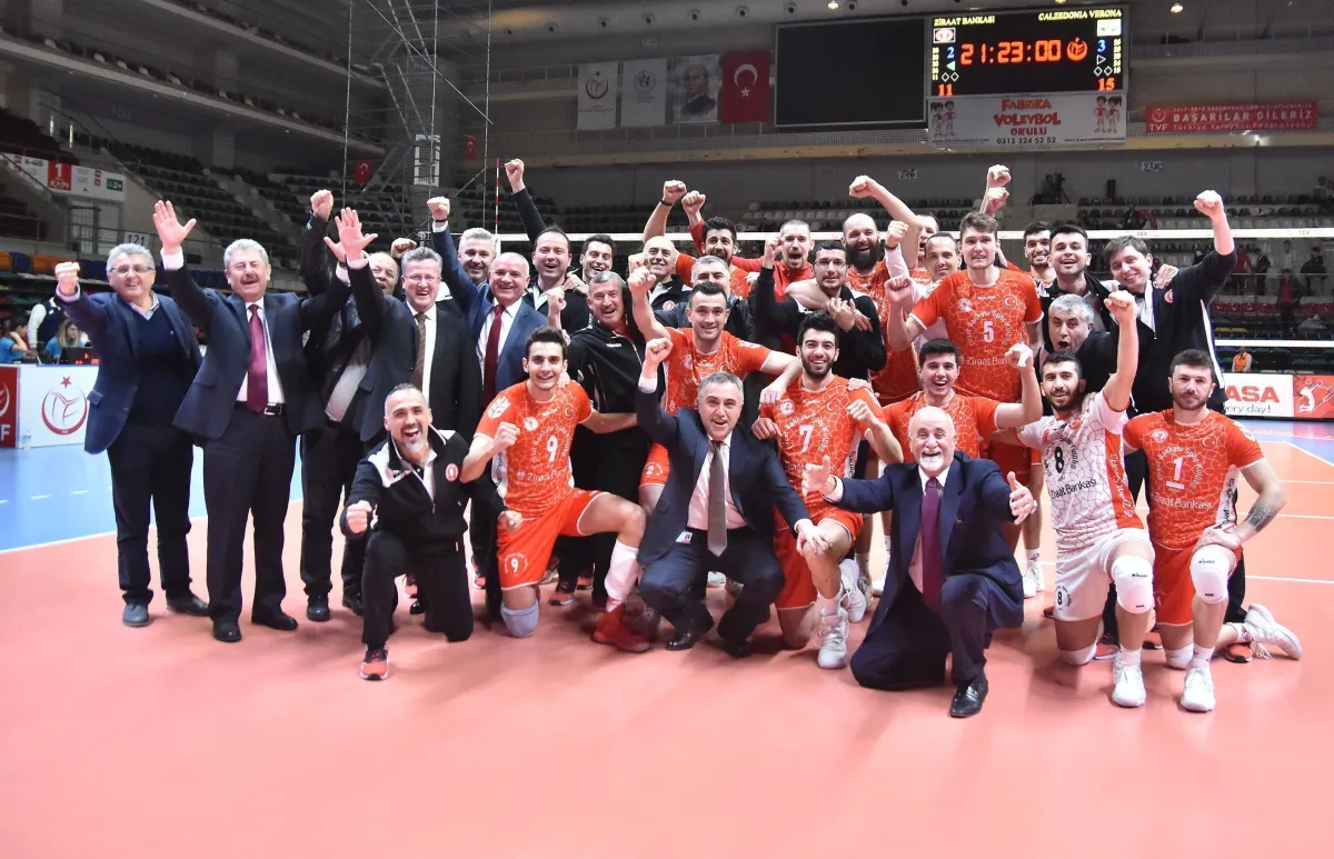 İtalyan Calzedonia Verona takımını Eleyen Ziraat Bankası CEV Cup'ta Finalde.