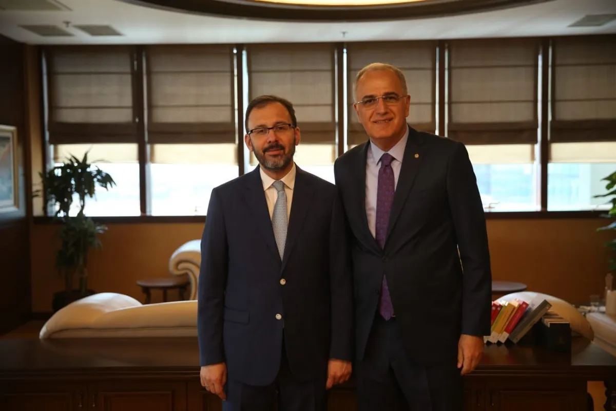 TVF başkanı Üstündağ'dan Bakan Mehmet Kasapoğlu'na Ziyaret