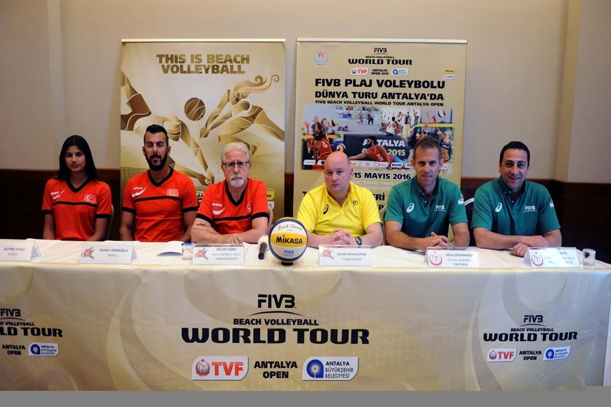 FIVB World Tour Antalya Open 2016 Basın Toplantısı Yapıldı