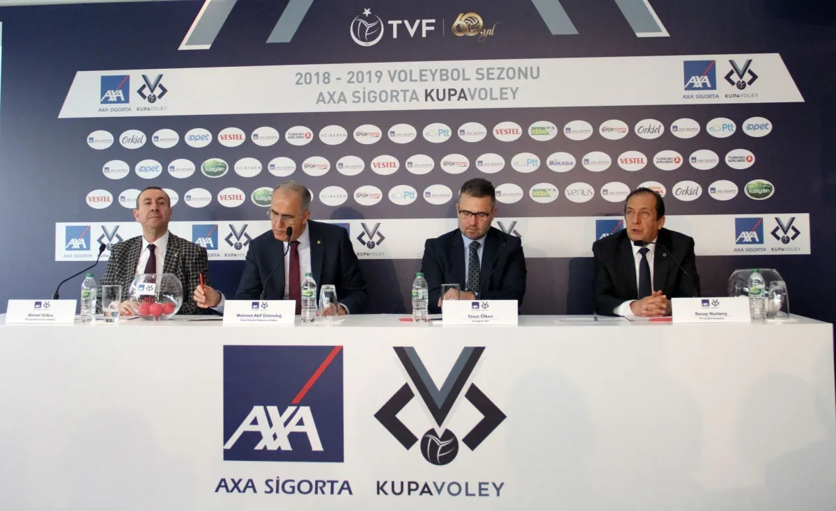 “2018 -2019 Voleybol Sezonu AXA Sigorta Kupa Voley Bayanlar Kategorisi Kura Çekimi” yapıldı. Resmi Sigorta Sponsoru da AXA Sigorta oldu