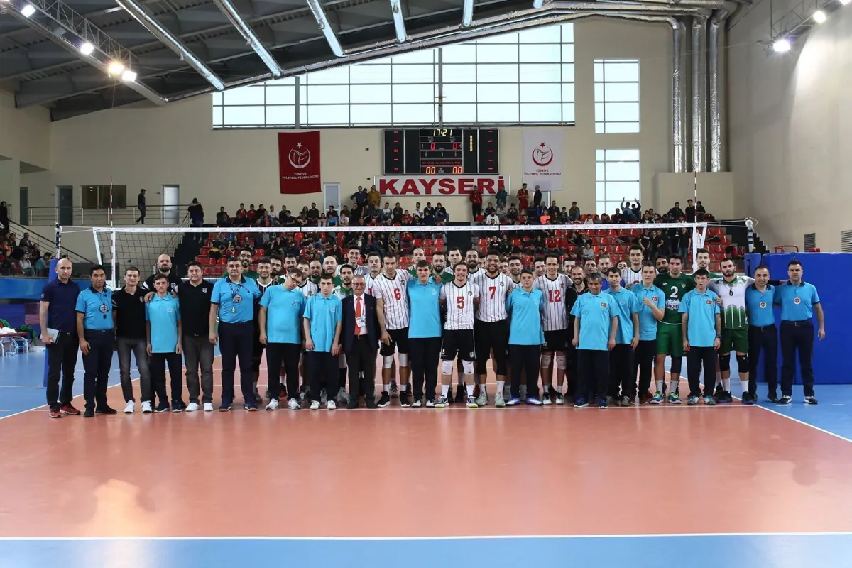 1. Lig Erkekler Yarı Final Etabı Kayseri'de Devam ediyor