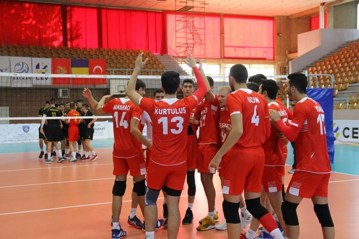 U18 Küçük Erkekler Balkan Şampiyonası’nda Arnavutluk'u 3-0 Yendik ve 3'te 3 Taptık