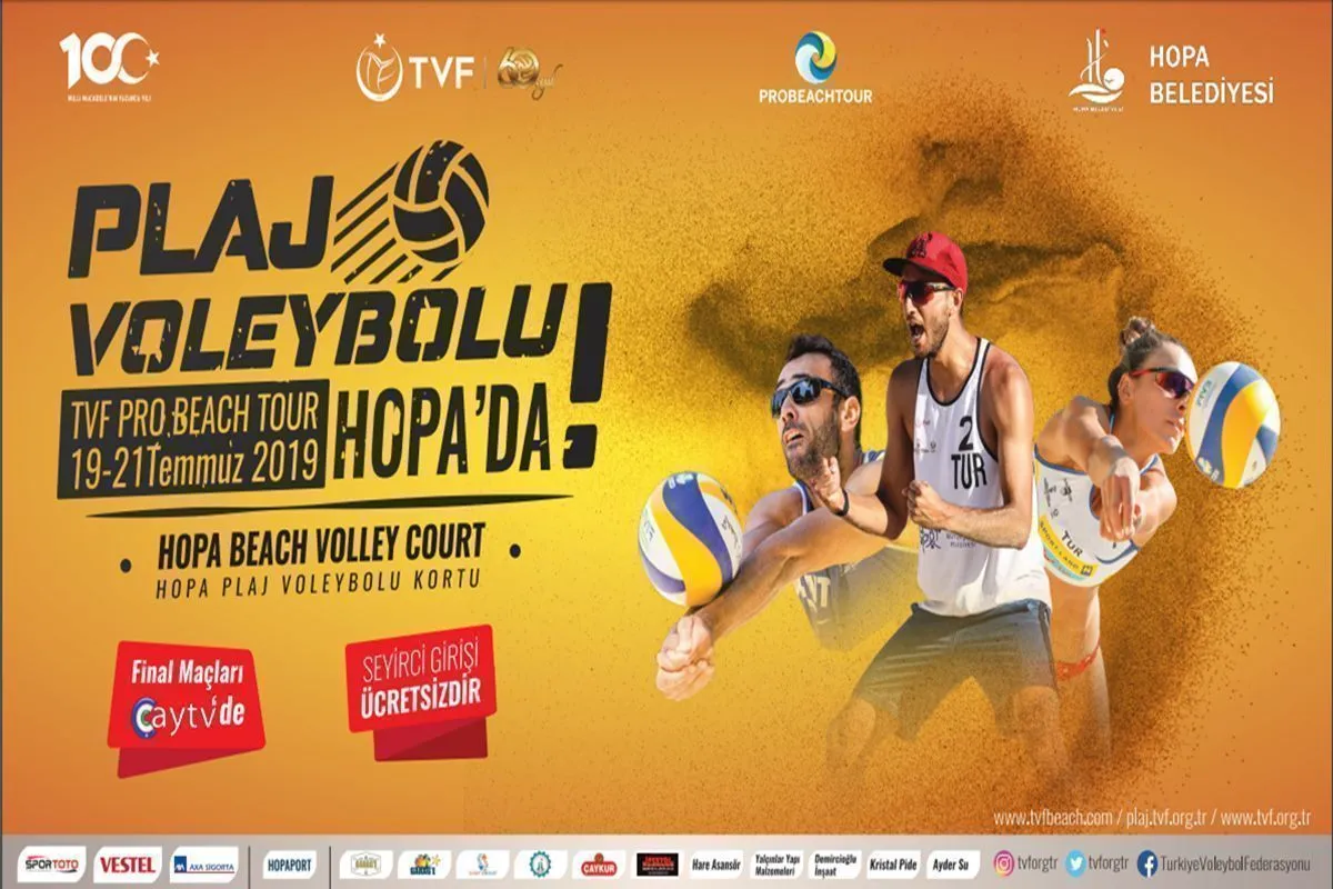 2019 yılı Pro Beach Tour sezonu Hopa'da Açılıyor