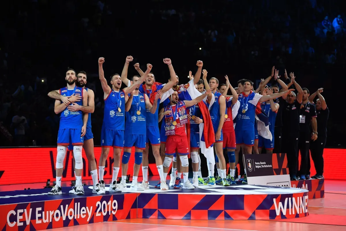 Euro Volley Erkeklerde Slovenya'yı 3-1 Yenen Sırbistan Şampiyon
