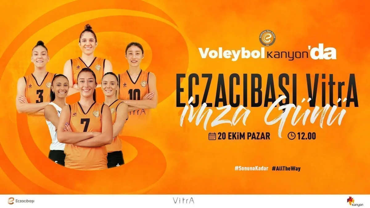 Eczacıbaşı VitrA’nın yıldızları  voleybolseverlerle buluşuyor