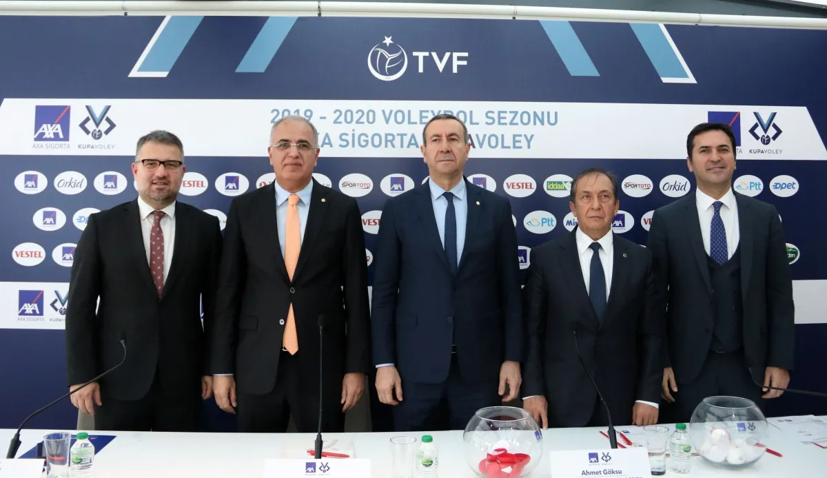 AXA Sigorta Kupa Voley Kadınlar Kategorisi Kura Çekimi İstanbul'da Yapıldı