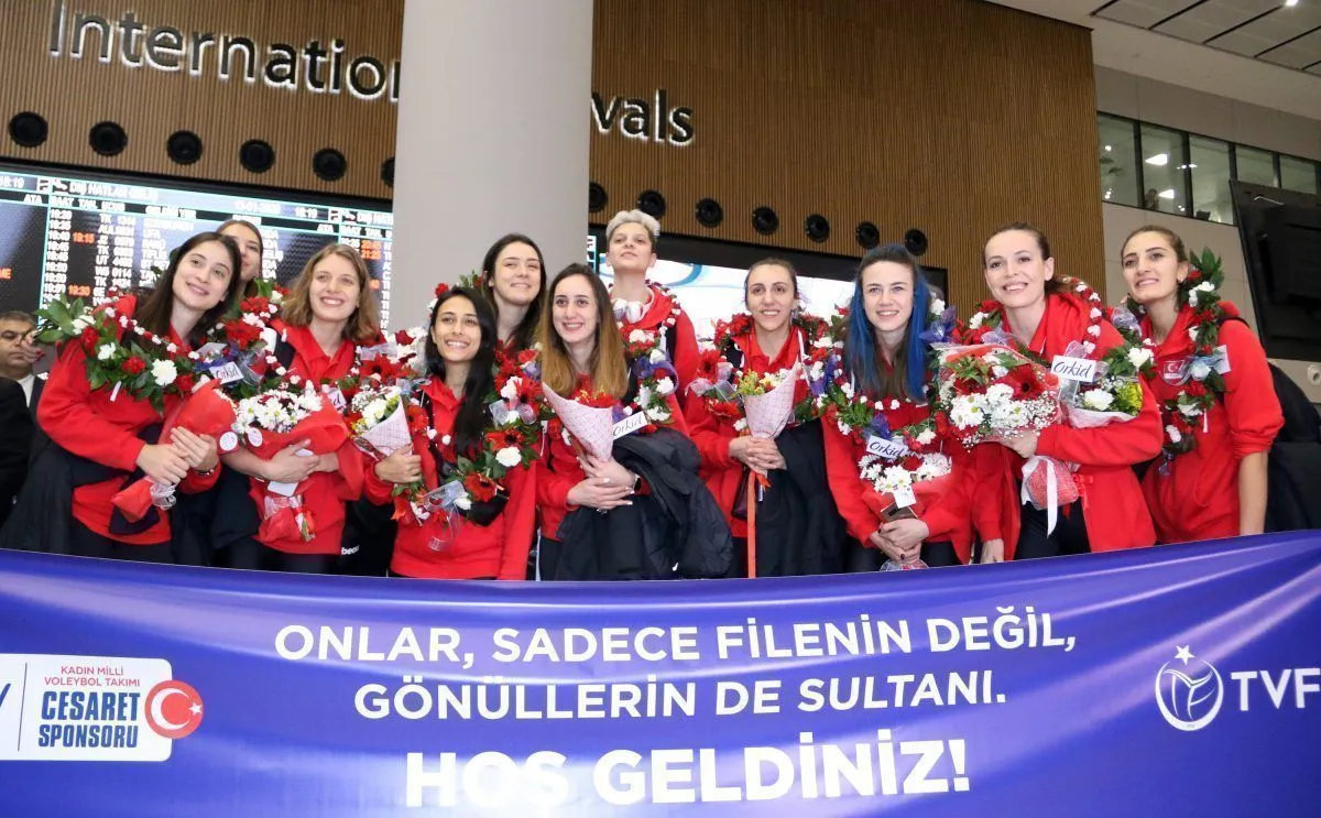 Olimpiyat Vizesi Alan Filenin Sultanları’na Coşkulu Karşılama