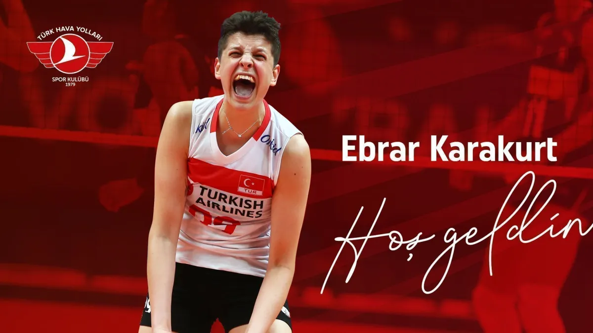 Türk Hava Yolları Spor Kulübü milli yıldız Ebrar Karakurt’u resmi olarak kadrosuna kattı.