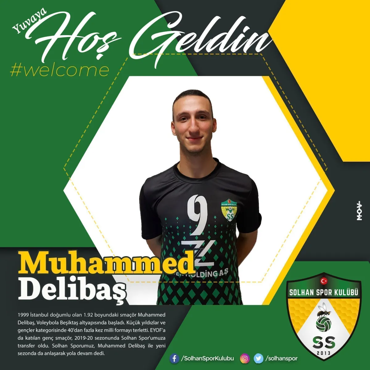 DELİBAŞ YENİDEN SOLHAN SPOR’DA