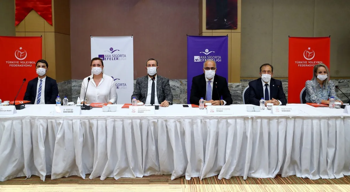 AXA SİGORTA EFELER LİGİ’NİN 2020-2021 VOLEYBOL SEZONU DEĞERLENDİRİLME TOPLANTISI ANKARA’DA