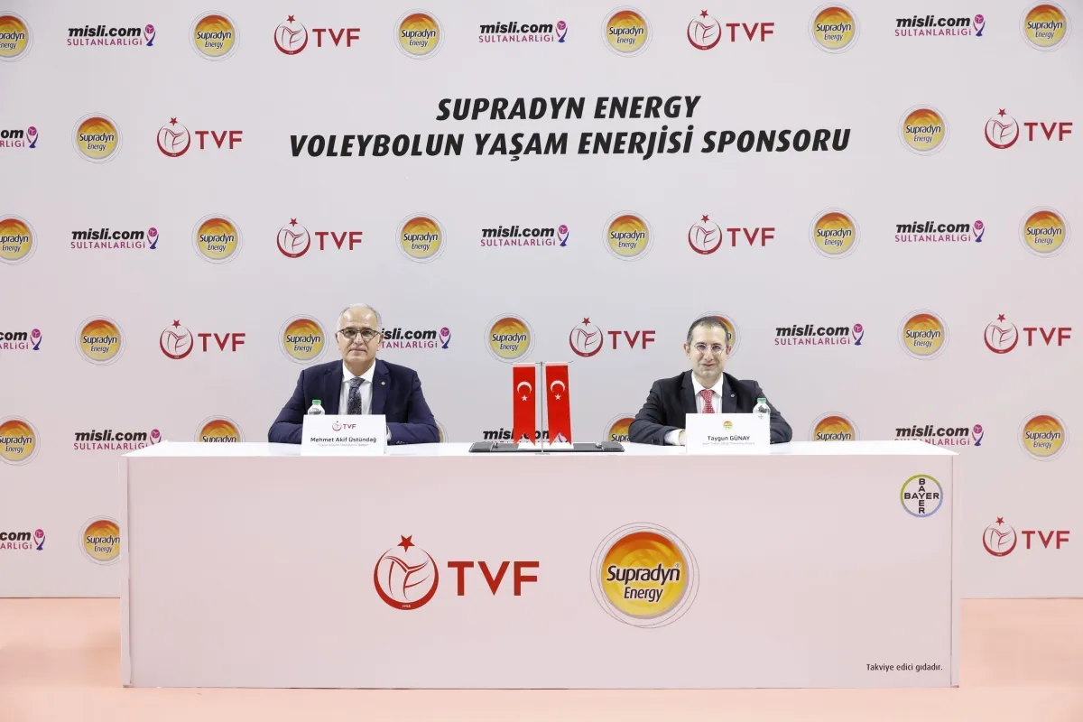 Supradyn Energy, Türkiye Voleybol Federasyonu ile iş birliği Anlaşması İmzaladı
