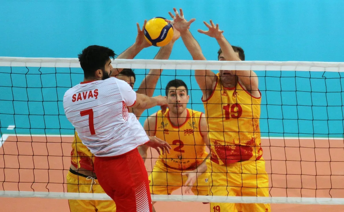 Milli Efeler Kuzey Makedonya’yı 3-1 mağlup ederek 2’de 2 yaptı.