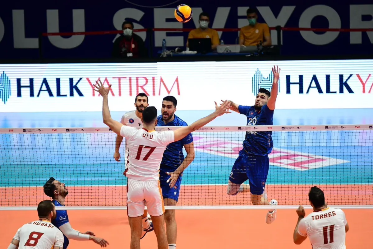 Halkbank Galatasaray HDI Sigorta'ya 3-1 Yenildi