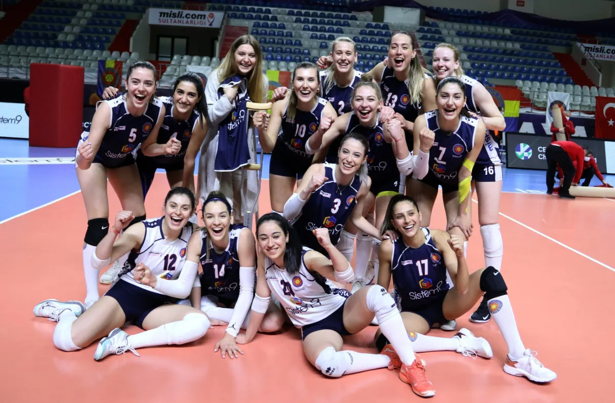 Aistem9 Yeşilyurt CEV Challence Cup'ta Avrupa Şampiyonu