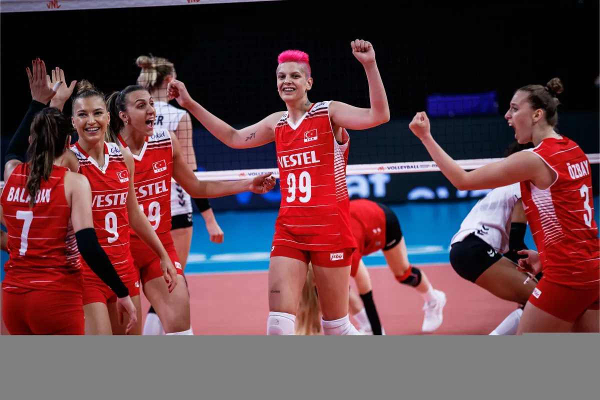 Milletler Ligi (VNL)'nde Almanları da Geçtik 5'te 5 Yaptık