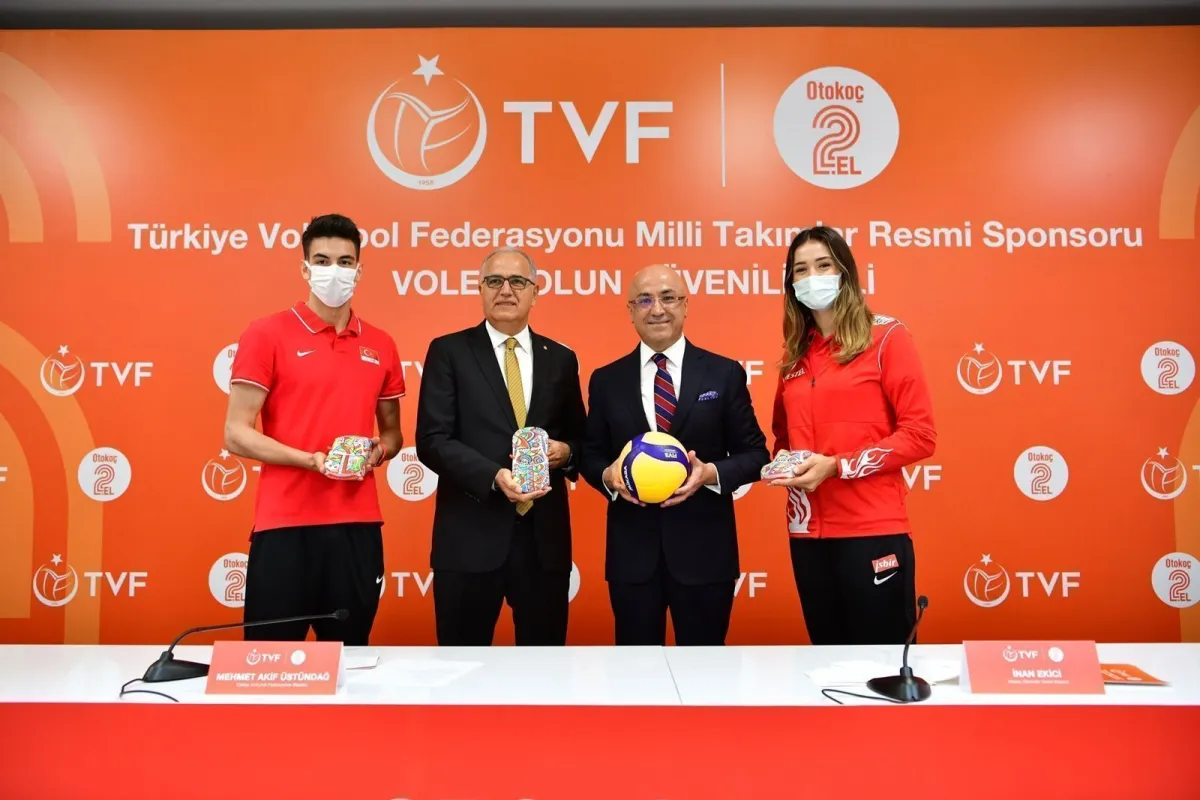 Türkiye Voleybol Federasyonu (TVF) ile Otokoç 2. El arasında sponsorluk anlaşması imzalandı.