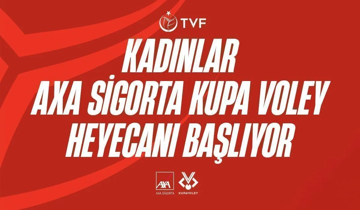 Kadınlar AXA Sigorta Kupa VoleyMaçları Başlıyor