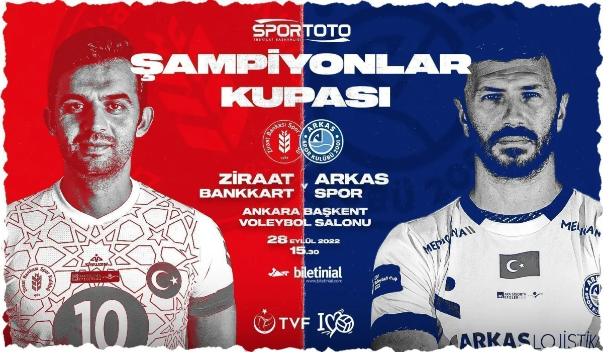 2022 Erkekler Spor Toto Şampiyonlar Kupası sahibini buluyor