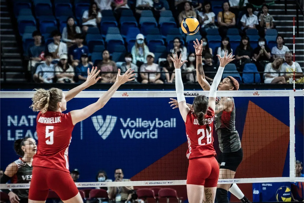 A Milli Kadın Voleybol Takımımız, FIVB Voleybol Milletler Ligi’nin ikinci haftasındaki ikinci maçında Polonya’ya 3-0 mağlup oldu.