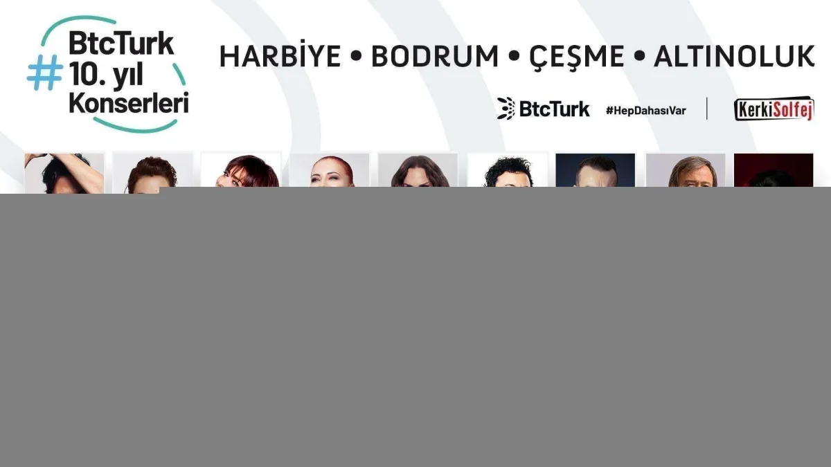 ‘BtcTurk 10. Yıl Konserleri’ başlıyor