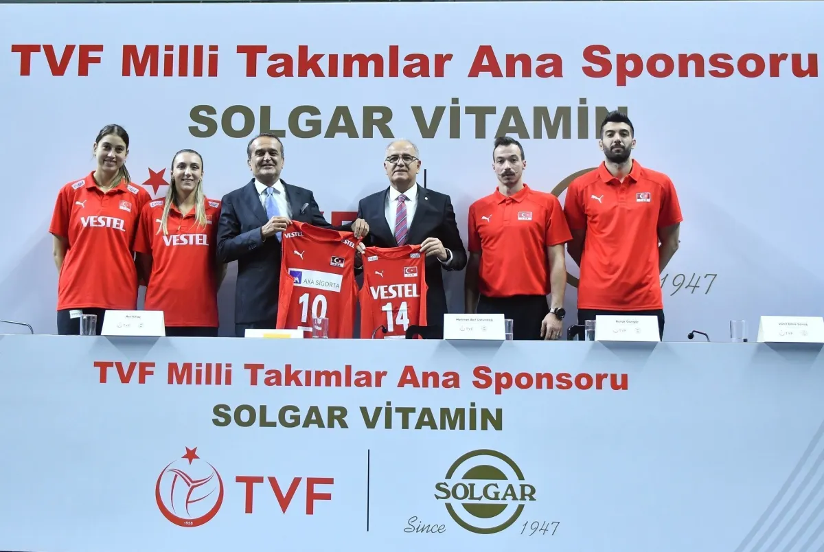 Türkiye Voleybol Federasyonu, Solgar Vitamin ile sponsorluk anlaşmasına imza attı.