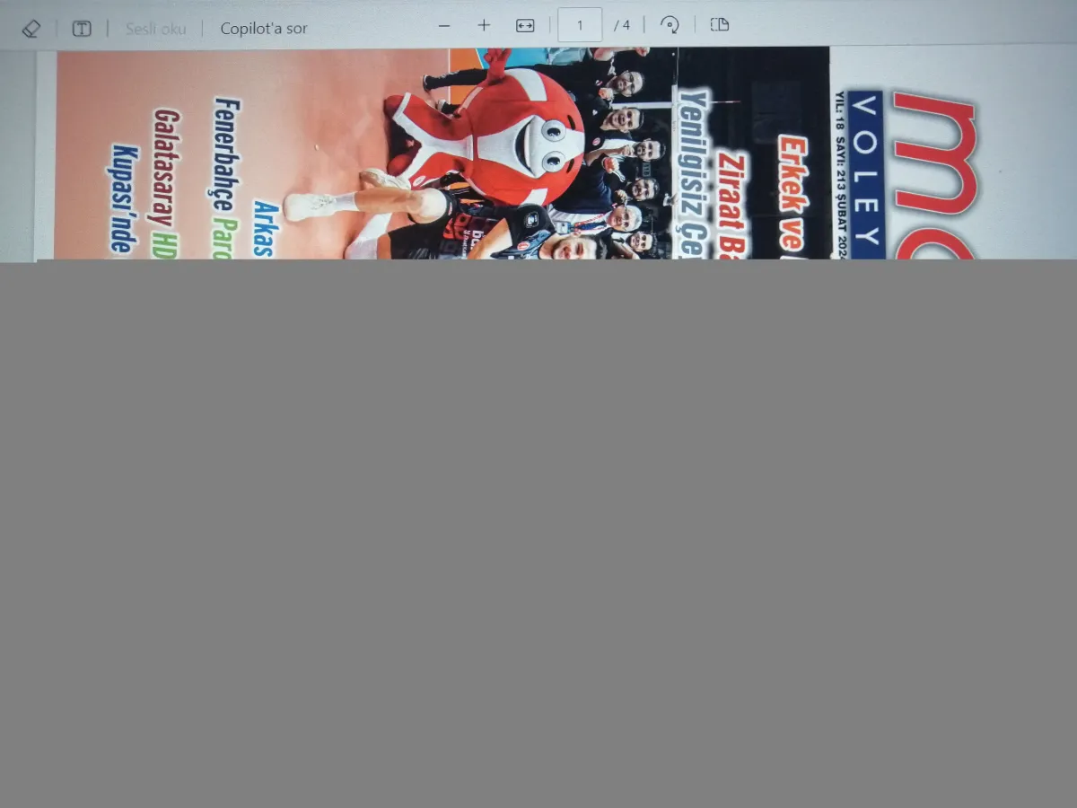 Manşet Voleybolun Sesi dergisi Şubat 213. Sayısı da çıktı.