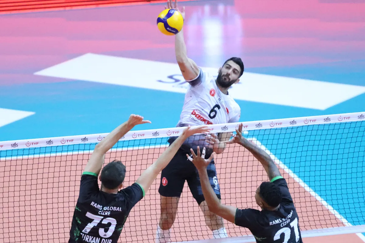 ZİRAAT CİZRE’YE SET VERMEDEN 3 PUANI ALDI