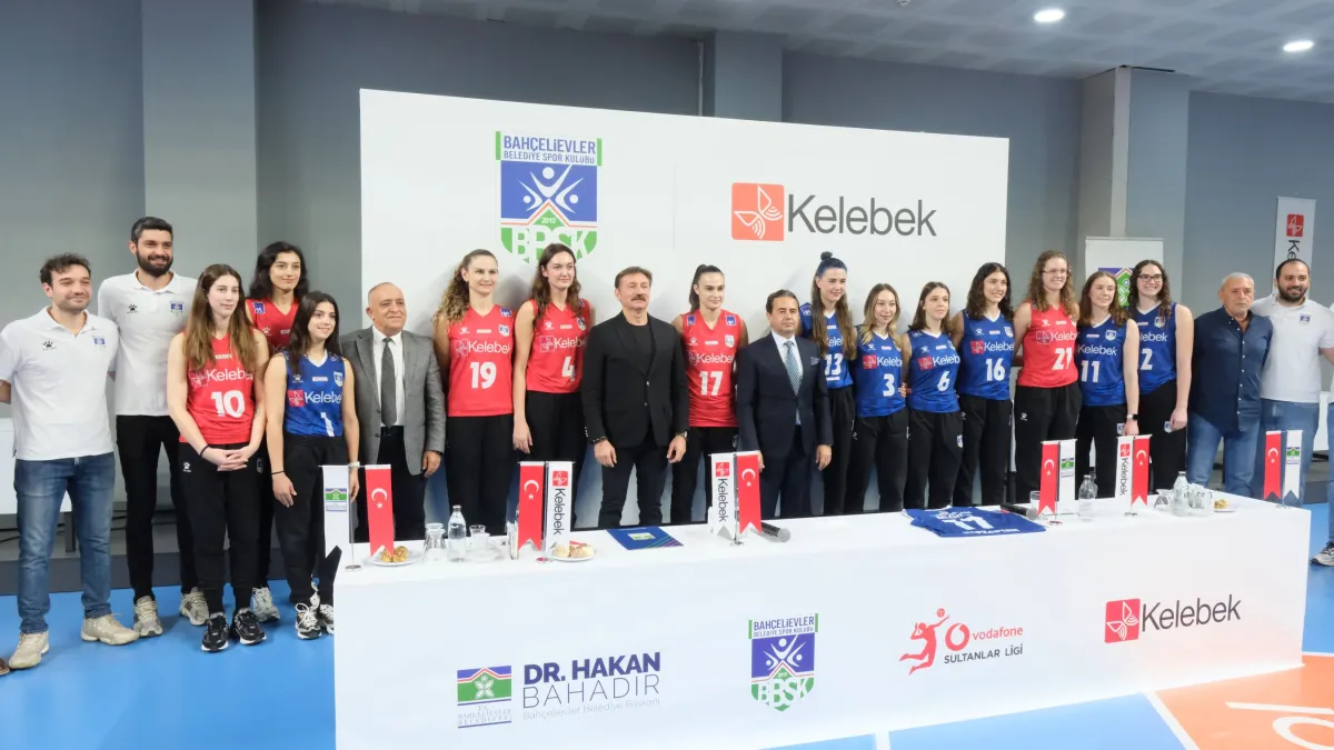 Kelebek Mobilya, Bahçelievler Belediye Spor Kulübü Kadın Voleybol Takımına Sponsor Oldu