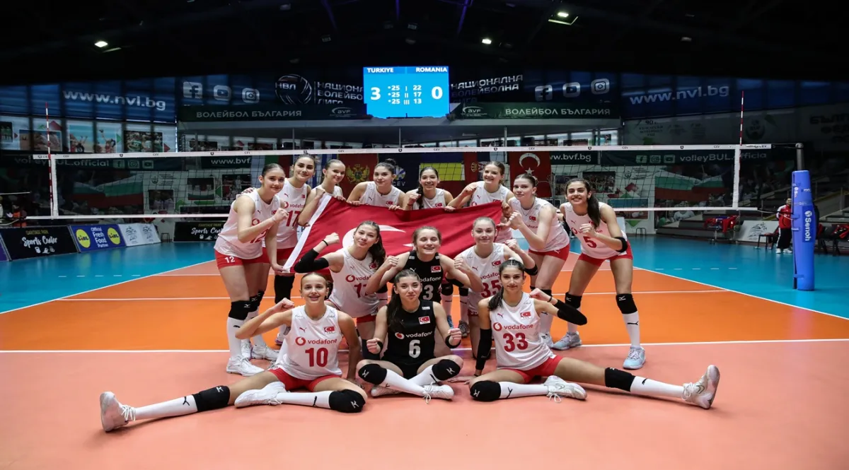 U16 Kız Milli Takımımız, Karadağ'ı 3-0 Mağlup Etti
