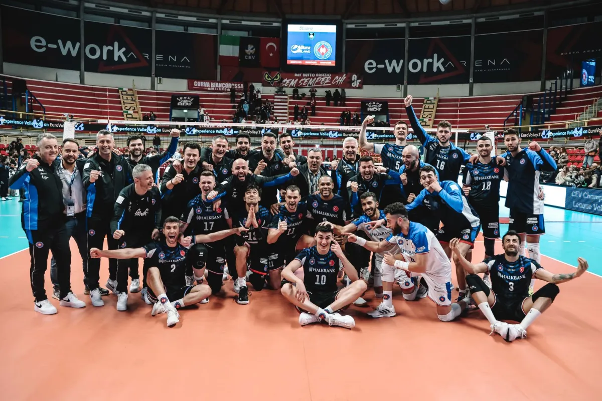 Halkbank Şampiyonlar Ligi’nde çeyrek finalde
