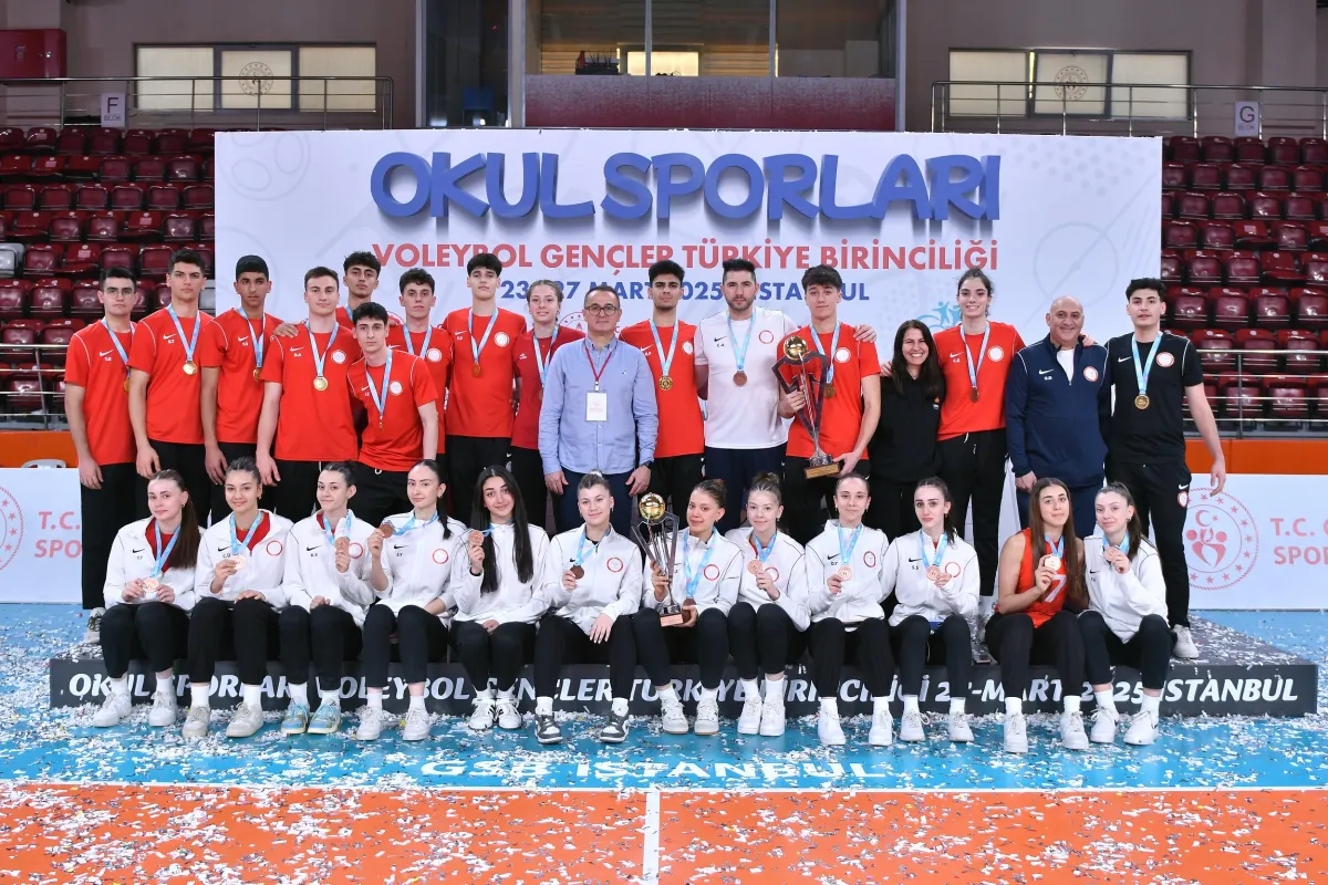 TVF SPOR LİSESİ ERKEKLERDE TÜRKİYE ŞAMPİYONU KADINLARDA ÜĞÇÜNCÜ OLDU