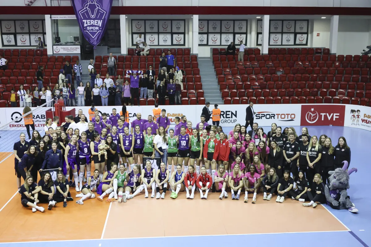 Ahmet Göksu Voleybol Turnuvası'nda Zeren Spor Şampiyon
