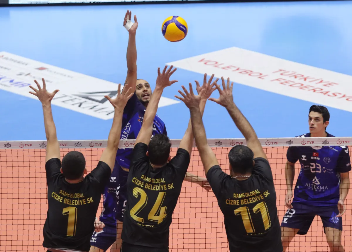 ALTEKMA-RAMS GLOBAL CİZRE BELEDİYESPOR: 3-0