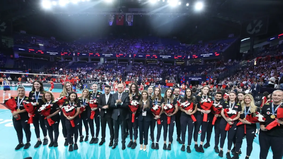 Namağlup Akdeniz Oyunları Şampiyonu Kadın Milli Takımımıza Özel Tören