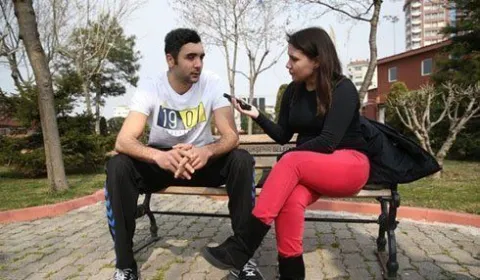 Fanatik Gazetesi'nden Hatice Yücel'den Fenerbahçe'nin başarılı Smaçörü Metin Toy'la Röportal