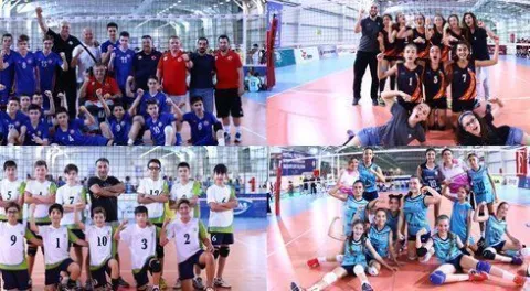 Festival Voleybol Miniklerde Finalistler Belli Oldu