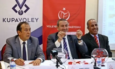 2017 – 2018 Voleybol Sezonu Kupa Voley bayanlar kategorisi kura çekimi Ankara'da Yapıldı