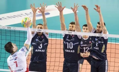 Arkas Şampiyonlar Ligi'ndeki Son Maçta da Zaksa'ya 3-0bYenildi.
