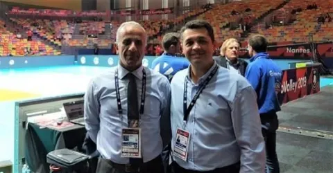 Euro Volley 2019 Finalinde 2 Türk: Erdal Akıncı- Aziz Yener