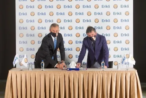 Eczacıbaşı Spor Kulübü su sponsoru olan Erikli’yle sözleşme yeniledi.