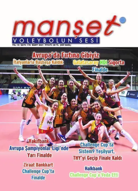 MANŞET VOLEYBOLUN SESİ 178. KEZ