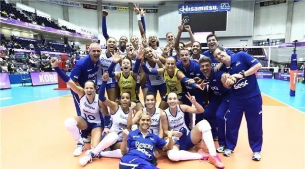 Japonya'nın Kobe kentinde düzenlenen Dünya Kulüpler Şampiyonası VakıfBank'ın rakibi Brezilya'nın Rexona oldu