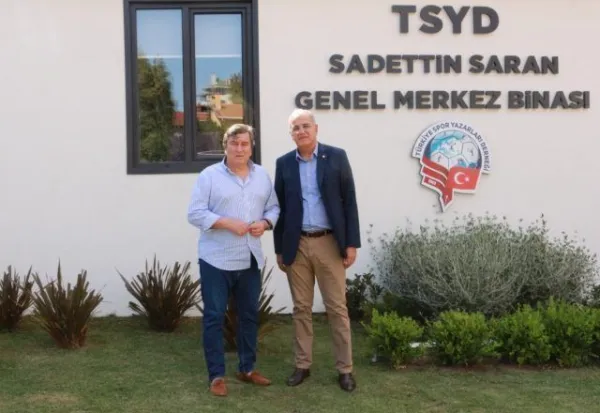 TVF Başkanı Üstündağ'dan , TSYD Başkanı Tongsir'e Ziyaret