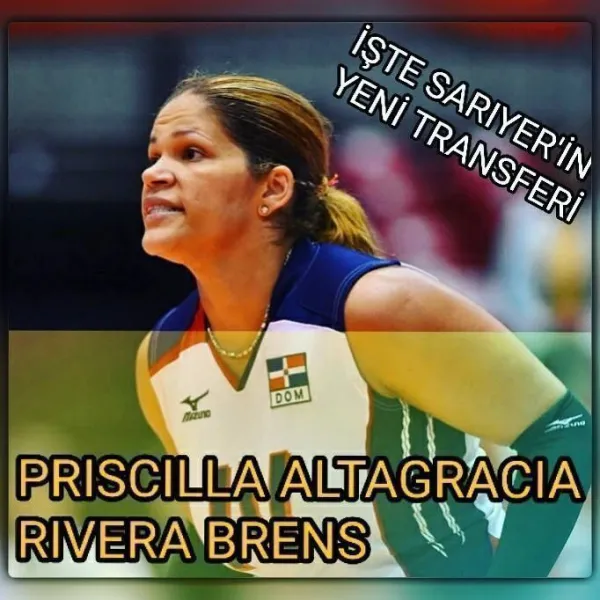 Sarıyer’e Dominikli Milli Voleybolcu Takviyesi; "Priscilla Altagracia Rivera Brens"
