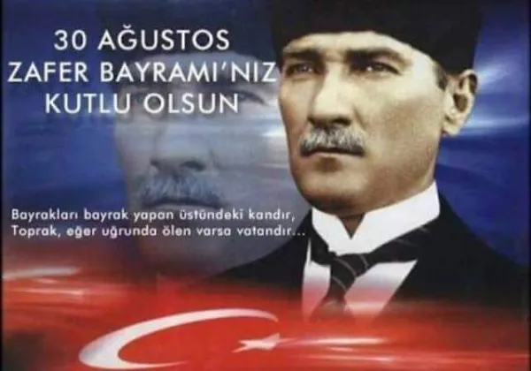 30 Ağustos Zafer Bayramı Kutlu Olsun..Atatürk ve Silah Arkadaşlarını rahmetle anar aziz şehitlerimize rahmetler dileriz..