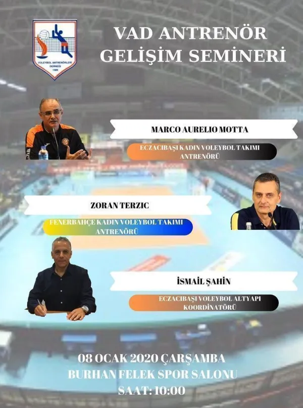 Voleybol Antrenörler Derneği (VAD)!nden , Antrenörler Semineri