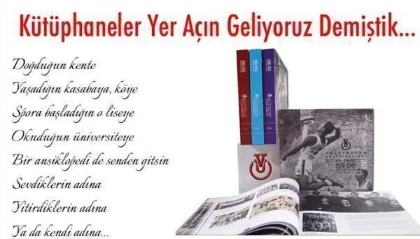 Voleybolun Unutulmazları Ansiklopedisi 91 kütüphanede