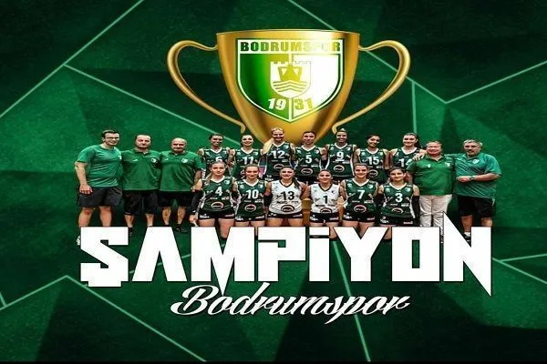Adnan Kıstak'ın Takımı Bodrum Spor Voleybolda Şampiyon